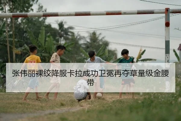 张伟丽裸绞降服卡拉成功卫冕再夺草量级金腰带