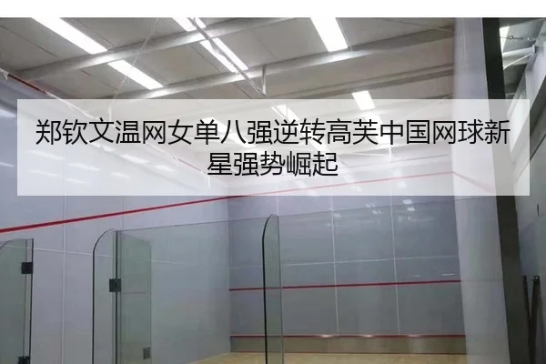 郑钦文温网女单八强逆转高芙中国网球新星强势崛起 - Kaiyuan